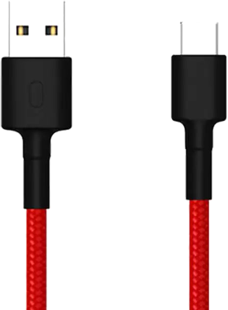 Kabel Xiaomi Mi Braided USB Type-C Cable 100 cm Czerwony (693417770703805) - obraz 1