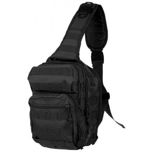 Рюкзак тактический однолямочный Mil-tec 10 л черный 14059102 - изображение 1