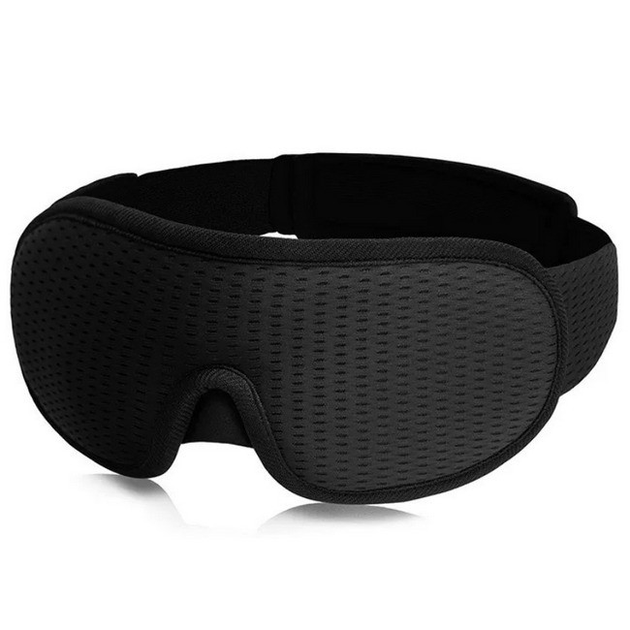 Повязка на глаза для сна 3D Soft Black – Брендовая одежда | ROZETKA