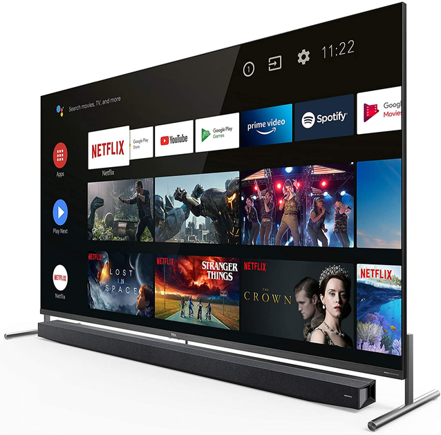 Телевизор 75" TCL 75X915 8K UHD QLED Android Smart TV 60 Гц Dolby Atmos Over Stоск - Фото 3 Телевизор 75" TCL 75X915 8K UHD QLED Android Smart TV 60 Гц Dolby Atmos Over Stоск - изображение 3