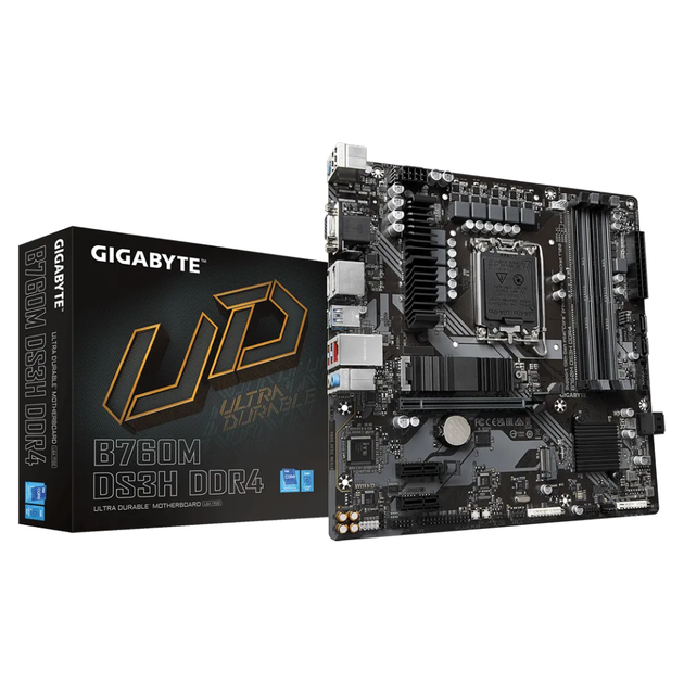 Материнская плата Gigabyte B760M DS3H DDR4 Socket 1700/MicroATX/4хDDR4 DIMM - изображение 3