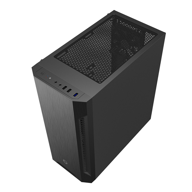 Корпус GameMax Fortress TG без блока живлення Middle/midi tower Чорний - Фото 4 Корпус GameMax Fortress TG без блока живлення Middle/midi tower Чорний - зображення 4