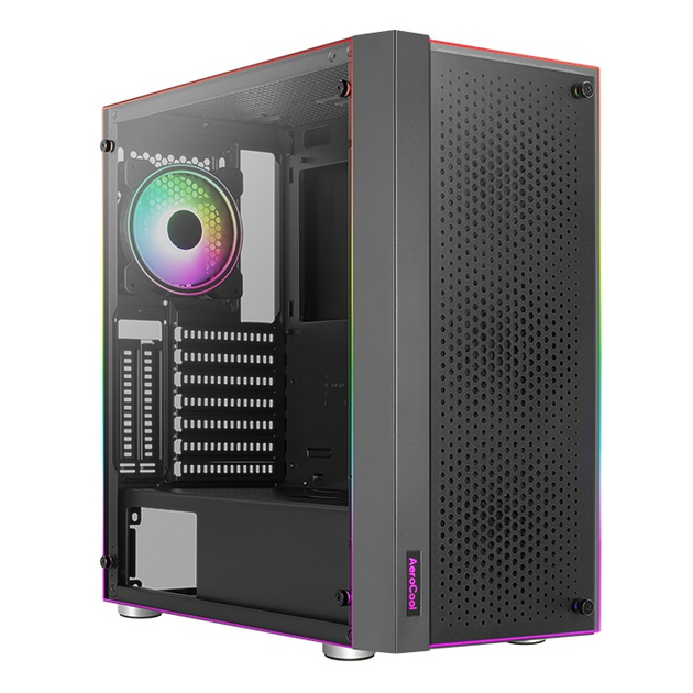 Корпус AeroCool Skribble-G-BK-v1 (ACCM-PB28033.11) Black без БЖ - зображення 1