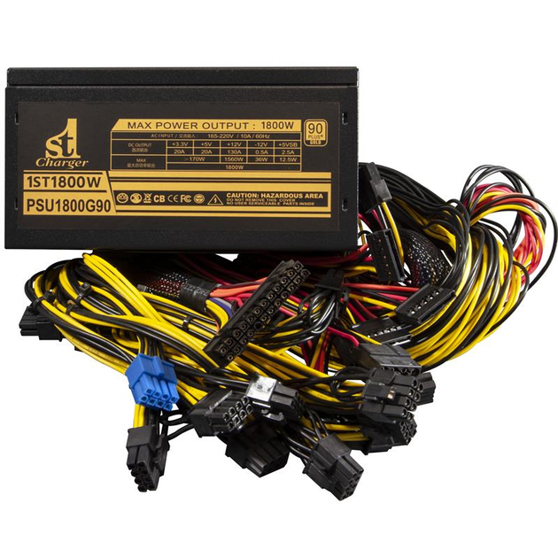 Блок питания 1StCharger 1ST1800W 1800W - изображение 2
