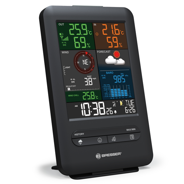 Метеостанція Bresser Weather Center 5-in-1 Beaufort (7002525) - изображение 2