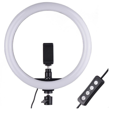 Светодиодная кольцевая Led лампа для фото и видео съемки RinG Fill Light ZD666 26см без штатива (YС1192) - изображение 4