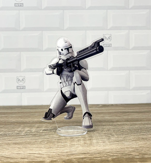 Акриловая коллекционная фигурка WorkPlaceShop Star Wars (Штурмовик) (1) 17 см - изображение 3