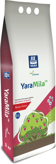 Удобрение YaraMila комплексное для ягодных кустарников весна – лето 3 ...