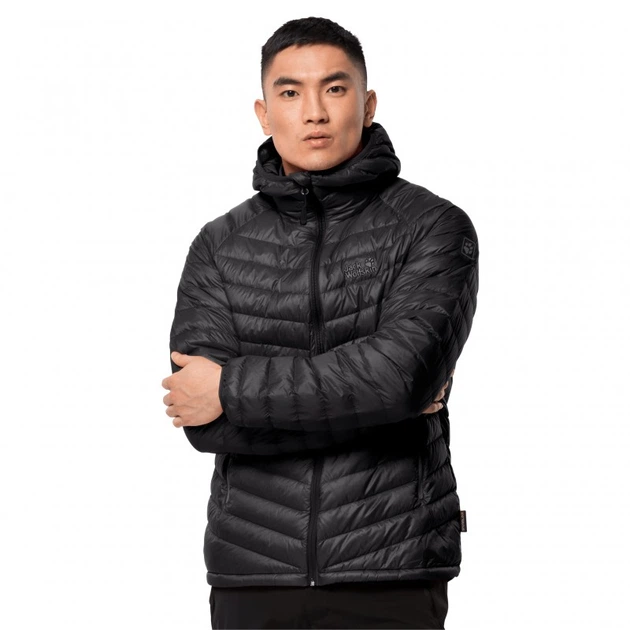 Пуховик прошитий ATMOSPHERE JKT M Jack Wolfskin 1204421-6000 54 Чорний (4055001921522) - изображение 3