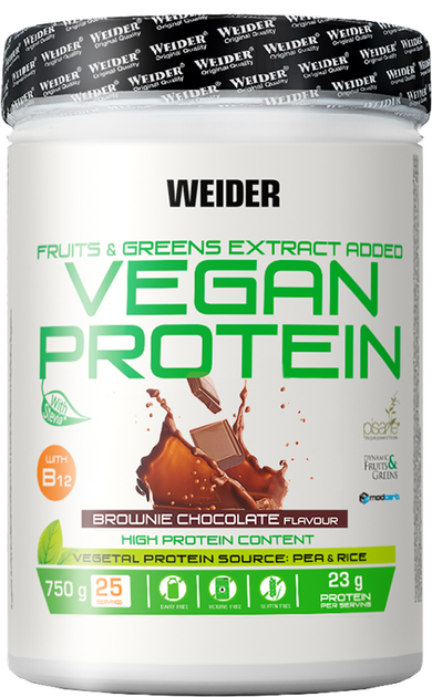 Протеїн Weider Vegan Protein 750 г Шоколад (8414192346853) - зображення 1