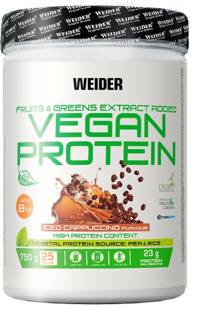 Протеїн Weider Vegan Protein 750 г Капучино (8414192346877) - зображення 1