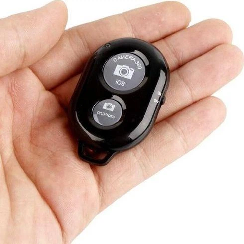 Пульт Bluetooth кнопка для селфі Android iOS Чорний - Фото 4 Пульт Bluetooth кнопка для селфі Android iOS Чорний - зображення 4