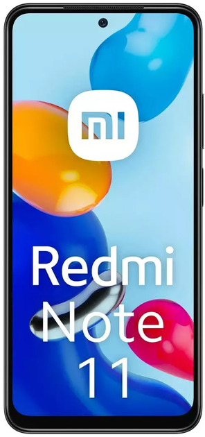 Smartfon Xiaomi Redmi Note 11 4/64GB NFC DualSim Graphite Gray (MZB0ALUEU) - obraz 1