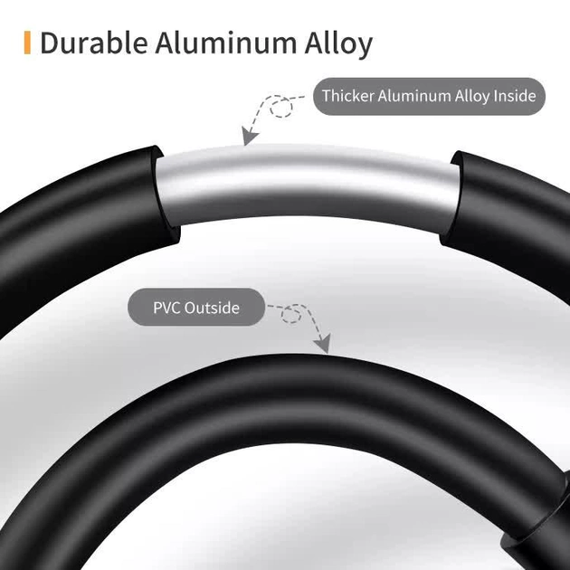 Гнучкий тримач для телефону з прищіпкою VHG IVY 85 см Flexible Mobile Holder Black - Фото 3 Гнучкий тримач для телефону з прищіпкою VHG IVY 85 см Flexible Mobile Holder Black - зображення 3