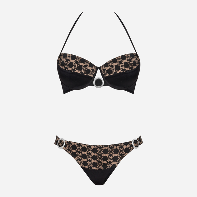 Strój kąpielowy dwuczęściowy damski LivCo Corsetti Fashion Hikari LC 19073 S Czarny (5907996382460) - obraz 4