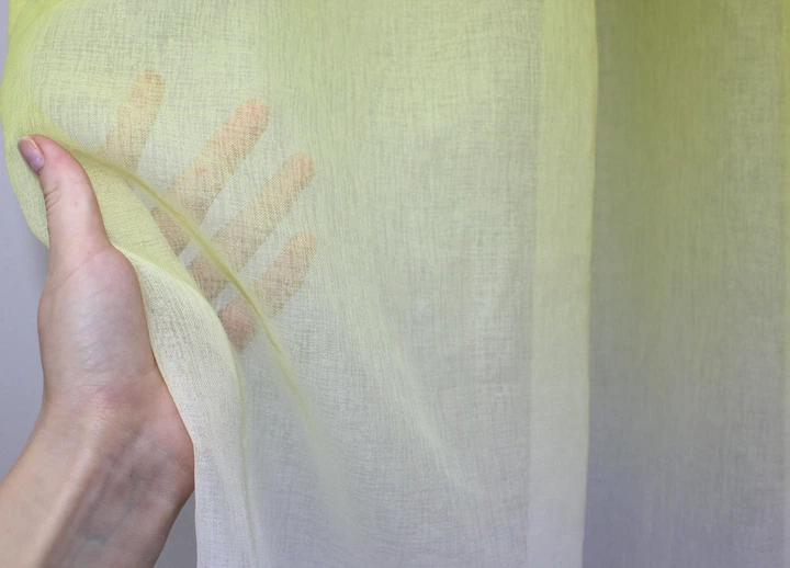 Тюль VR-Textil 516т Омбре Батист Оливковий з білим 200х240 см (40-888) - зображення 4
