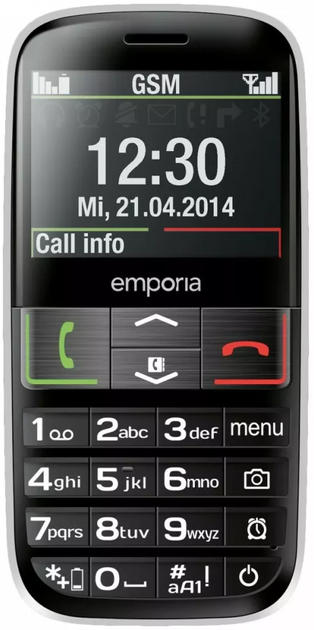 Telefon komórkowy Emporia Euphoria V50 Black - obraz 1