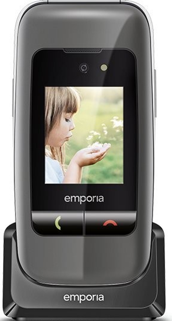 Telefon komórkowy Emporia One V200 Grey - obraz 2