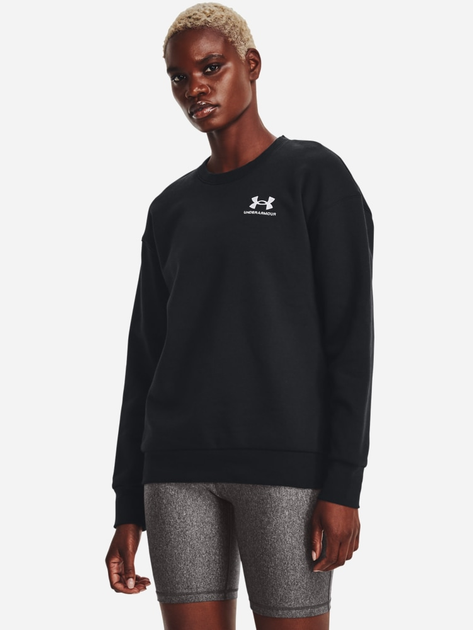 Світшот на флісі жіночий Under Armour Essential Fleece Crew 1373032-001 S Чорний від Rozetka на платформі USKIDKA Акція на Світшот на флісі жіночий Under Armour Essential Fleece Crew 1373032-001 S Чорний від Rozetka
