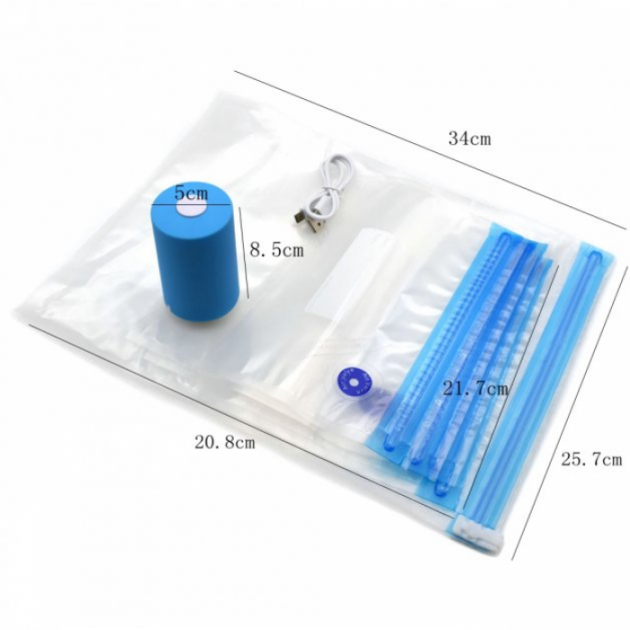 Вакуумные пакеты - упаковщик для еды Vacuum Sealer Always Fresh с 6-ю вакуумными пакетами - изображение 5
