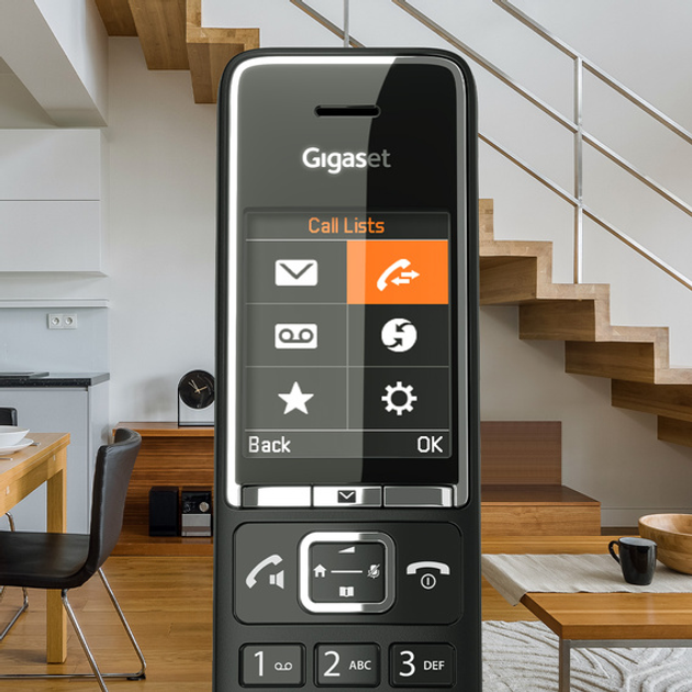 Gigaset Comfort 550 Black (4250366866406) - obraz 7