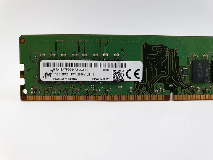 Оперативна пам'ять Micron DDR4 16Gb PC4-2666V (MTA16ATF2G64AZ