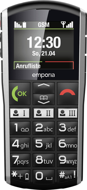 Telefon komórkowy Emporia Simplicity V27 Black - obraz 4