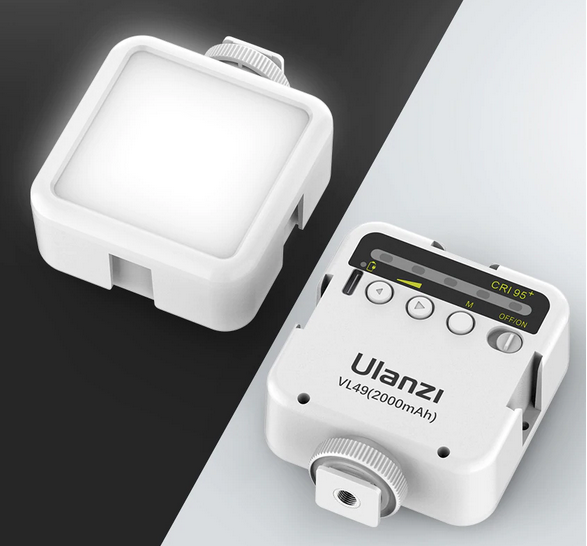 Накамерный свет Ulanzi VL49 White LED для фото видеосъемки 5500К - изображение 3