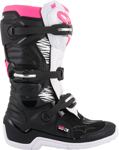 Мотоботи Alpinestars STELLA TECH 3, 39, Чорний/Рожевий/Білий (721315) - изображение 2