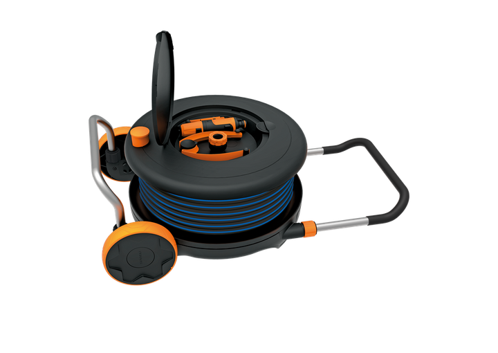 Котушка зі шлангом Fiskars M 1/2" (13мм) L-20м з набором аксесуарів (1023643) - зображення 6