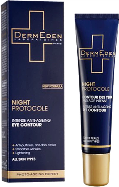 Krem pod oczy Dermeden Night Protocole Intense 15 ml (3760192240062) - obraz 2