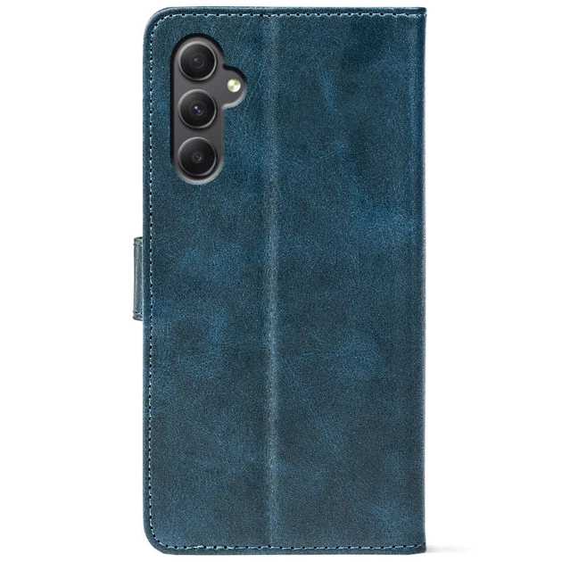Чохол-книжка Crazy Horse Clasic для Samsung Galaxy A35 5G (A356) Dark Blue (Front) (55382) - изображение 3