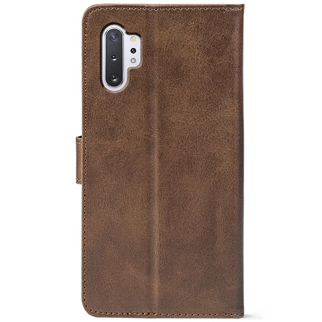 Чохол-книжка Crazy Horse Clasic Samsung Galaxy Note 10 Plus (N975) Brown (Front) (47991) - зображення 3