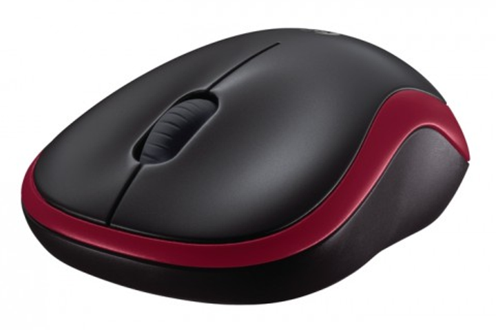 Мышь беспроводная Logitech M185 (910-002240) Red USB - изображение 2