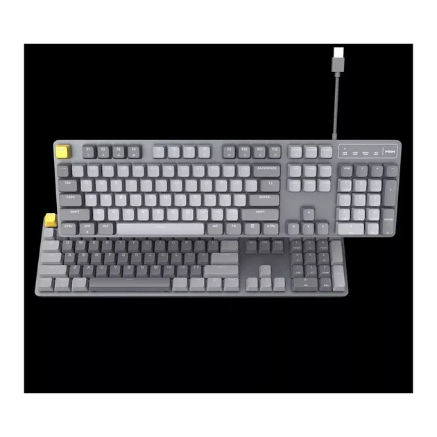 Клавіатура провідна механічна MiiiW G06 (JXJPMW03) Silver ENG/UKR