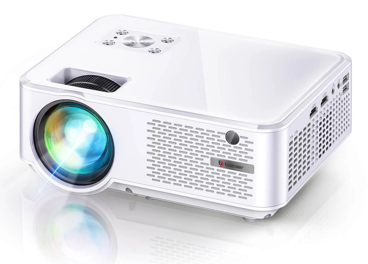 Мультимедийный проектор Bomaker C9 Full HD LED 7000 лм Wi-Fi с динамиками - Фото 1 Мультимедийный проектор Bomaker C9 Full HD LED 7000 лм Wi-Fi с динамиками - изображение 1
