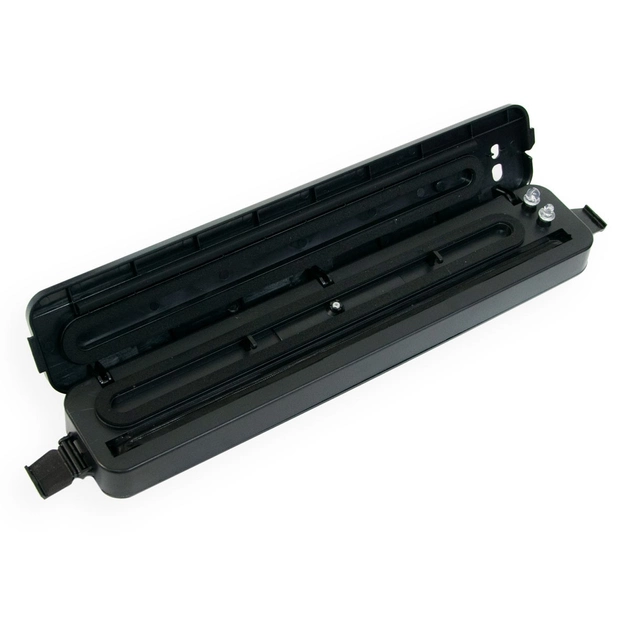 Вакуумный упаковщик для продуктов питания вакууматор Vacuum Sealer + 10 пакетов для вакууматора Черный (VAKU 168) - зображення 2