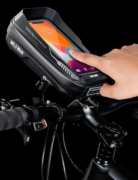 Велосумка на руль для телефона Wild Man XT3S - Фото 6 Велосумка на руль для телефона Wild Man XT3S - изображение 6