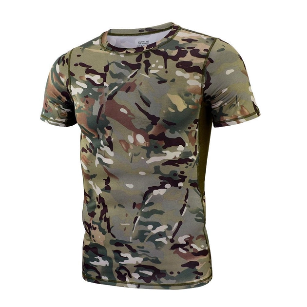 Тактическая футболка с коротким рукавом A159 Camouflage CP M - изображение 1