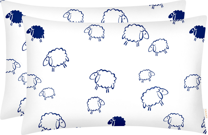 Акція на Набір наволочок Cosas Бязь Set Pillow Sheep 40х60 см 2 шт. Білий від Rozetka