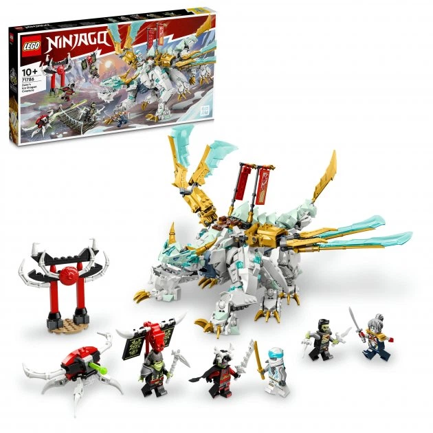 自在鉤 Конструктор Lego Ninjago Крижаний Дракон Зейна, 973 деталі 71786