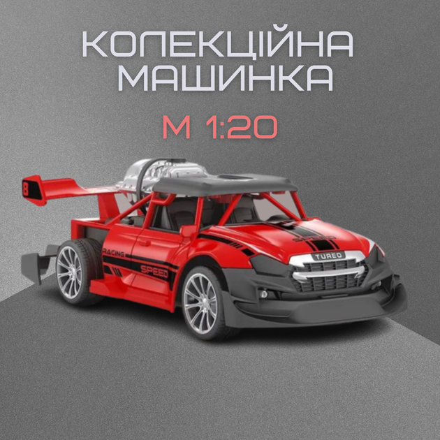 Скоростная Машинка Гоночная с Паром и LED Подсветкой на Аккумуляторе с Пультом Управления STORTM Красная - Фото 7 Скоростная Машинка Гоночная с Паром и LED Подсветкой на Аккумуляторе с Пультом Управления STORTM Красная - изображение 7