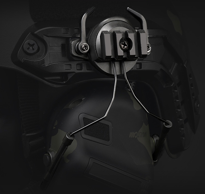 Комплект адаптеров для крепления наушников на направляющие "лыжи" шлема 19~21mm Wosport. - изображение 2