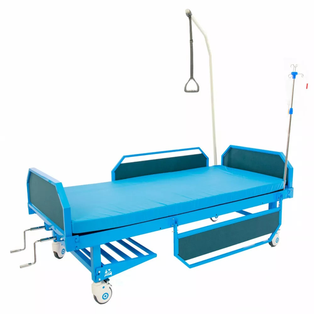 Ліжко для лежачих хворих MED1-C09UA блакитне - зображення 1