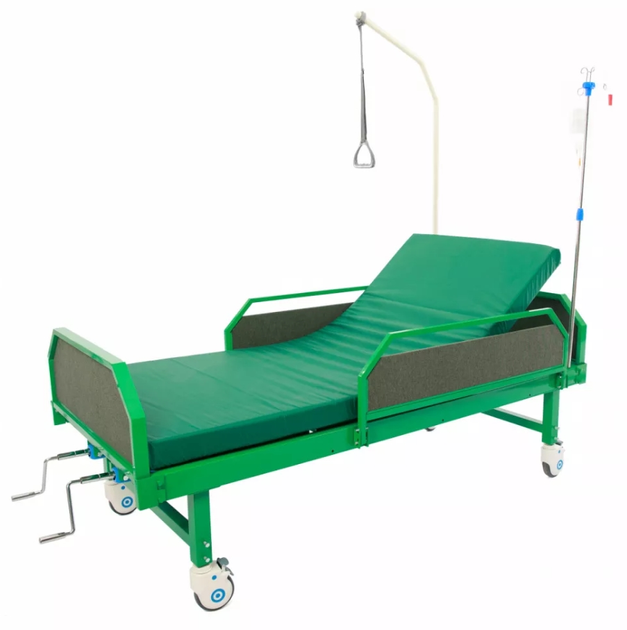 Ліжко для лежачих хворих MED1-C09UA Зелене - зображення 2