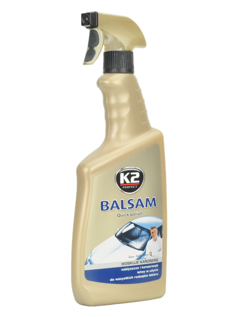 Воск для кузова K2 Balsam Atom бесцветный триггер 700 мл (K010M) - изображение 7