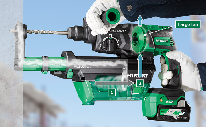 Акумуляторний перфоратор Hikoki DH36DPEWEZ - зображення 2
