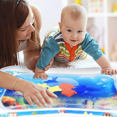 Надувной детский водный коврик 50х66 см AIR PRO inflatable water play mat (FG22) - изображение 5