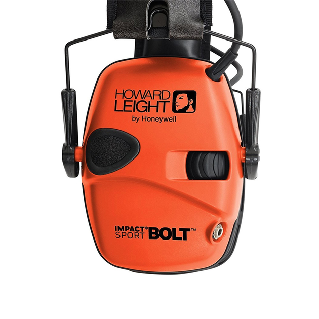 Навушники тактичні активні Howard Leight шумозаглушувальні Impact Sport BOLT R-02231 Orange - зображення 2