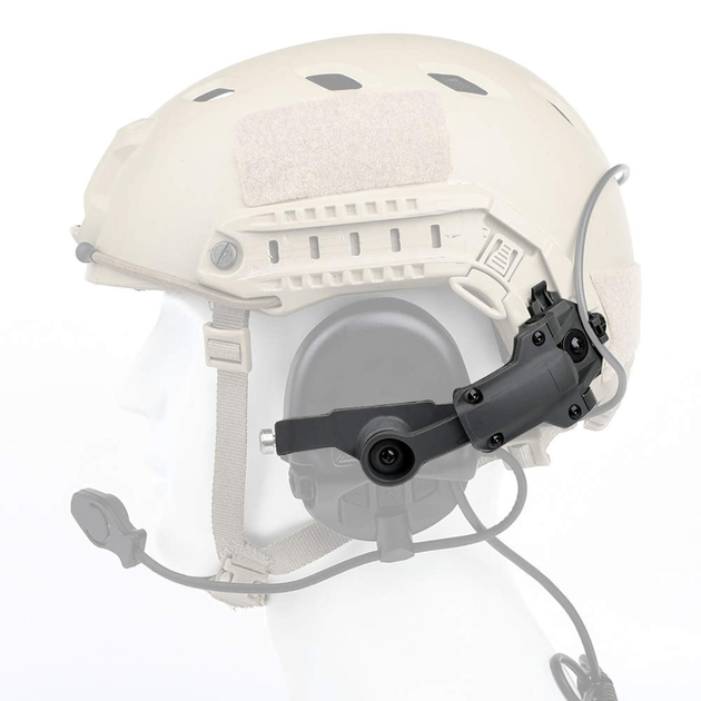 Крепление адаптер Чебурашка на каску шлем для наушников Sordin SD-ACH-25G - изображение 2